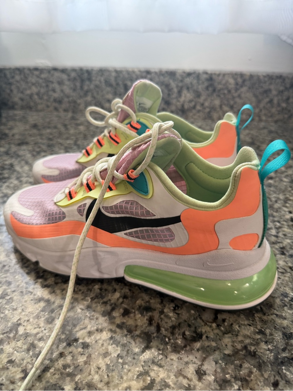 Kids Athletic Sneakers in Pastel Multi-Color